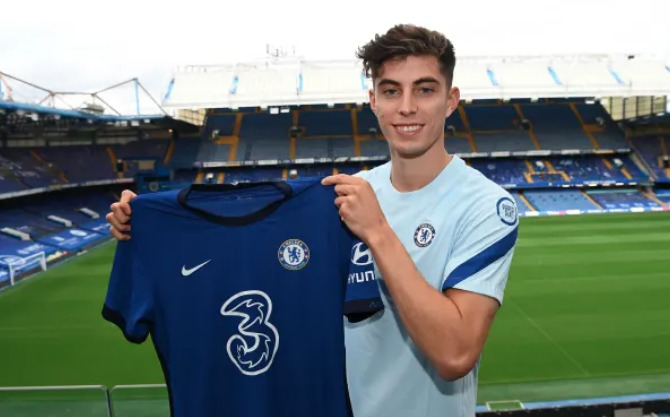 Chelsea sign Kai Havertz for £75.8m from Leverkusen