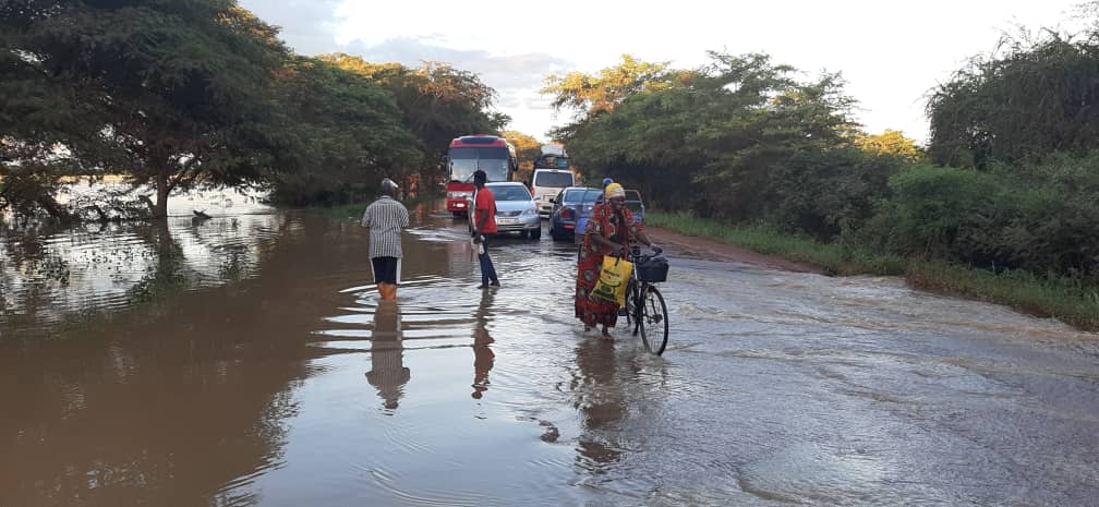 Pwalugu Dam submerges after Bagre Dam spillage