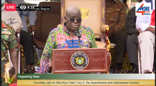 Playback: Prez Nana Addo pays courtesy call on Otumfour Osei Tutu II, the Asantehene and Asanteman