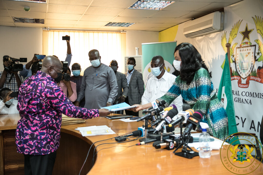 Prez Nana Addo files nomination for December polls