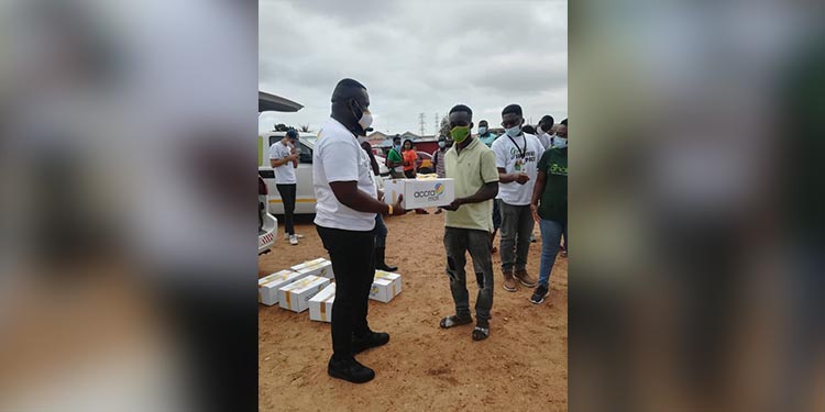 Accra Mall Donates 500 Food Boxes to Deprived Communities in Accra