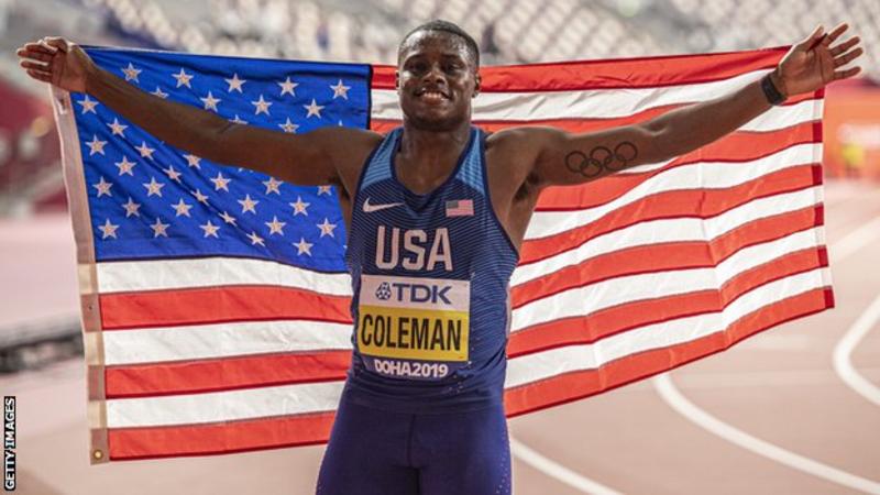 World 100m champion Coleman banned for two years