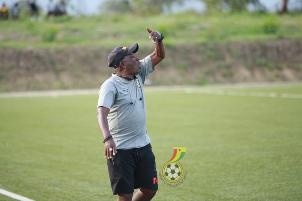 Black Satellites coach Karim Zito reacts after WAFU U-20  draw