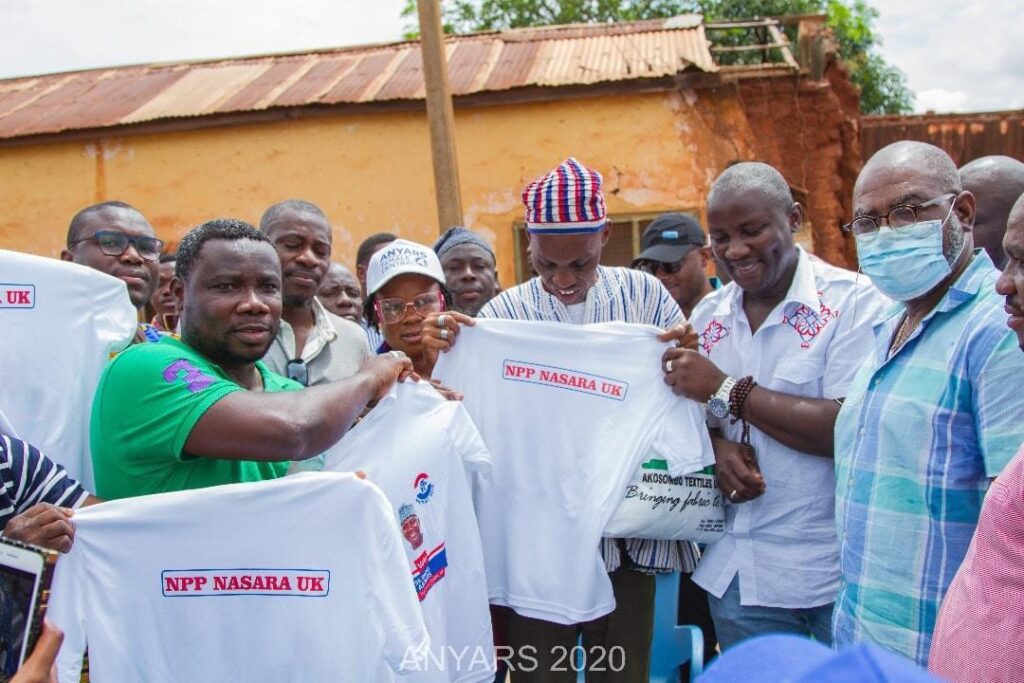 NPP UK Nasara Wing donates to three adopted constituencies