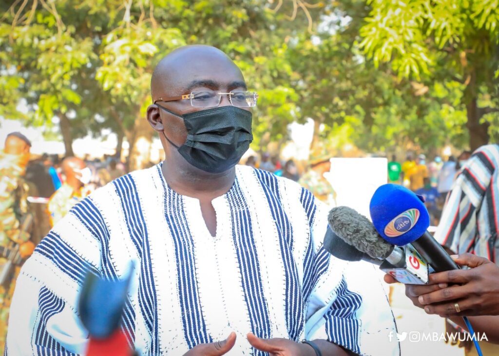 Vice President Bawumia casts vote; sends a message to Ghanaians on election day