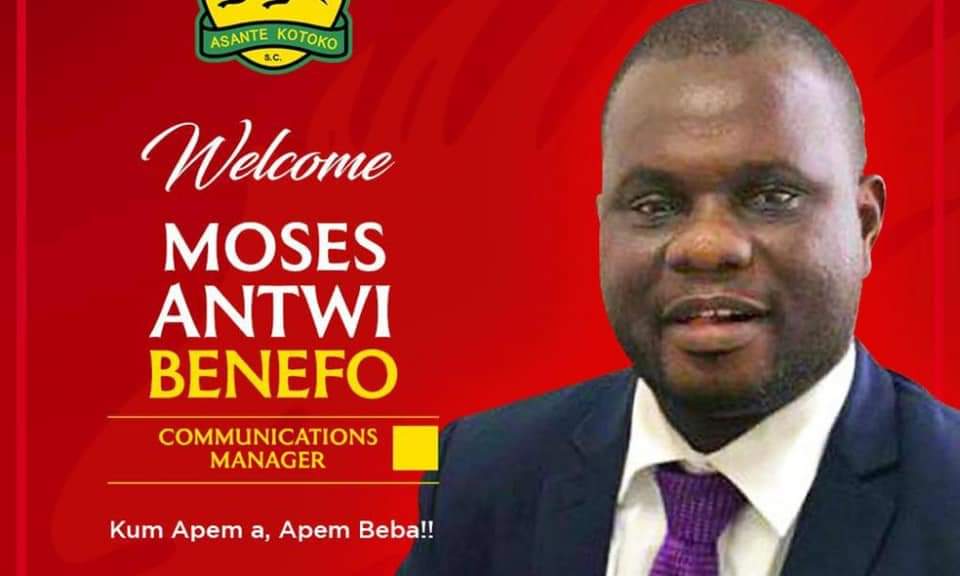 Moses Antwi Benefo quits Asante Kotoko Communications Director job