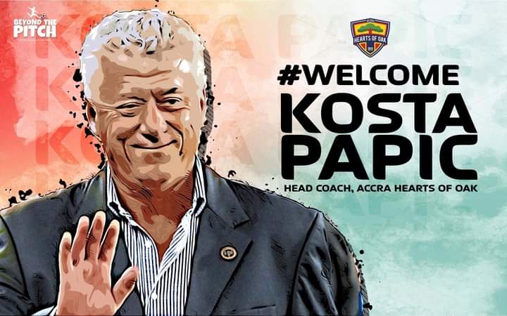 Hearts appoint Kosta Papic as head coach