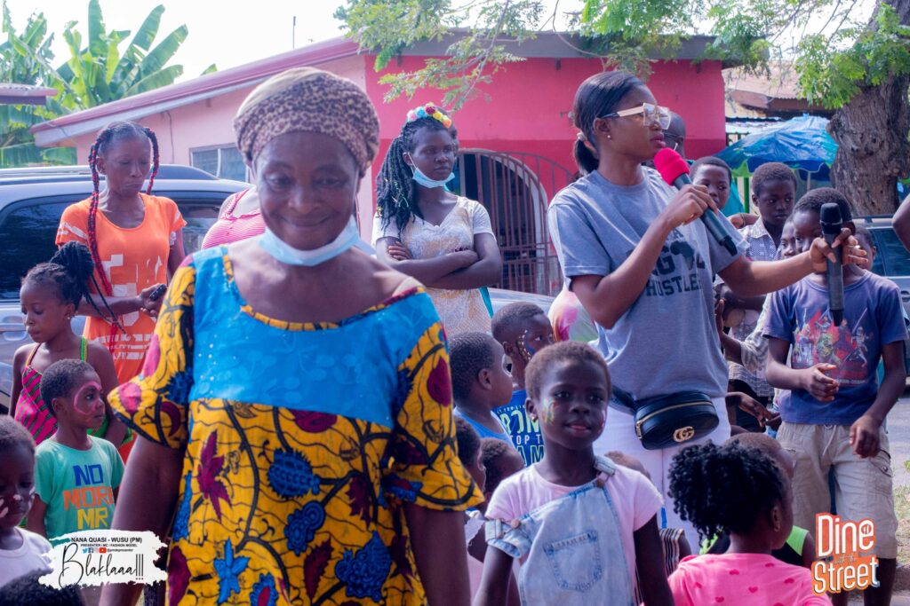 PM Foundation feeds over 1000 people on the street of new site -Takoradi