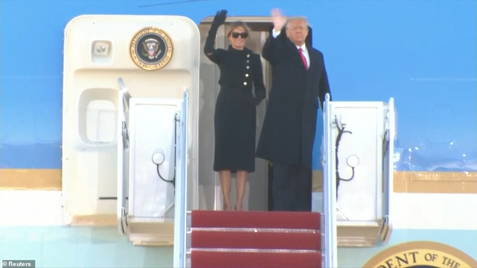 Photos: President Trump leaves White House