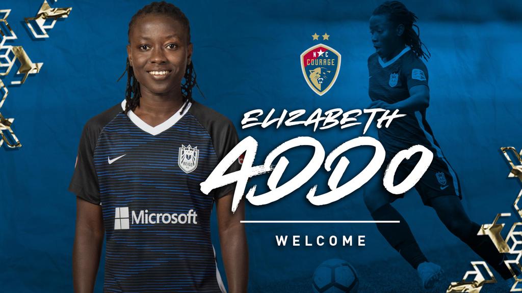 Black Queens Captain Elizabeth Addo signs contract with NC Courage