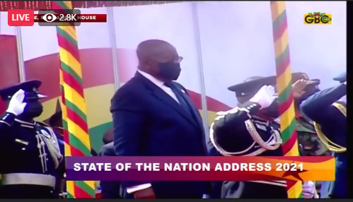 Watch Live: President Akufo-Addo last State of the Nation address for his first term in office