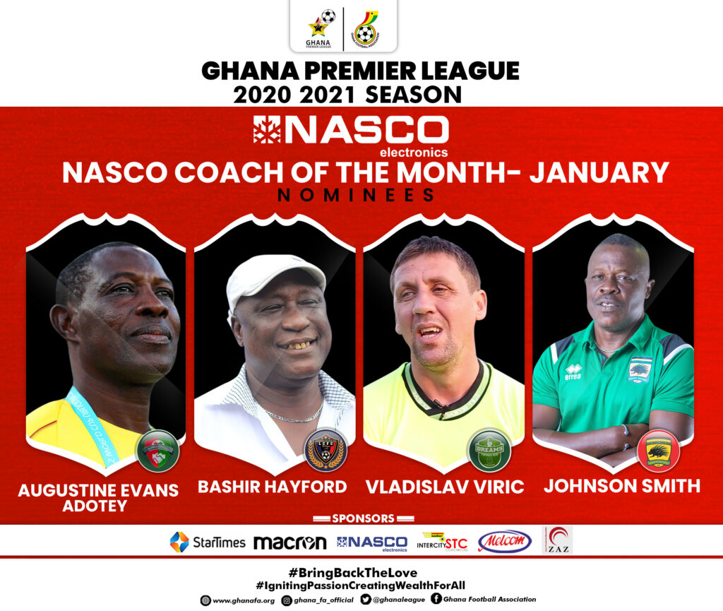 GPLonHappyFM: Nominees for Nasco Coach of the Month