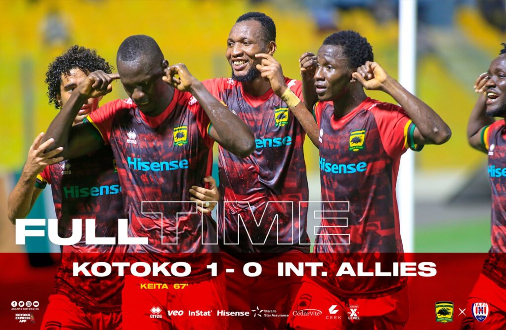 GPLonHappyFM: Asante Kotoko 1-0 Inter Allies (Highlights)