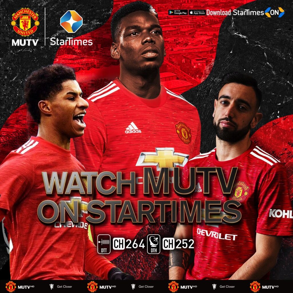 Manchester United announces partnership with StarTimes to offer MUTV in Africa