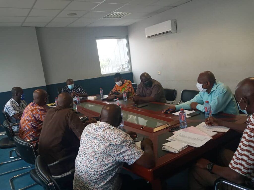 GARFA Chairman meets Executives of Great Accra match commissioners