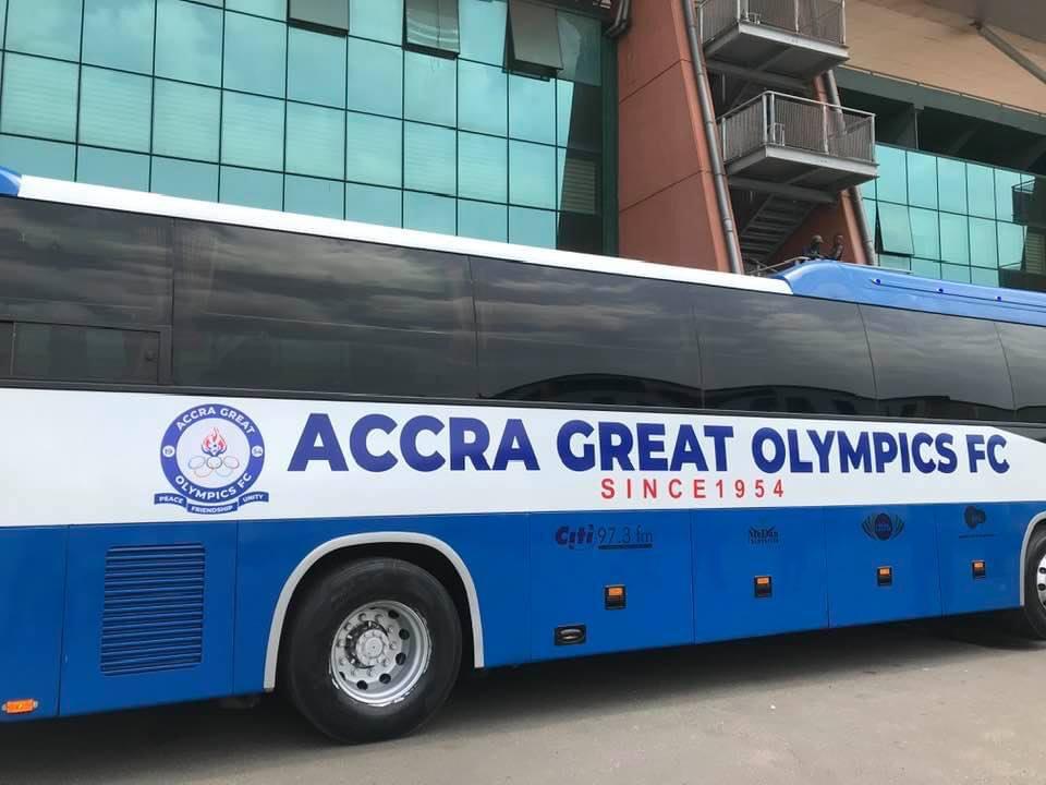 ‘Oly new bus’- Great Olympics outdoor new KIA Granbird bus