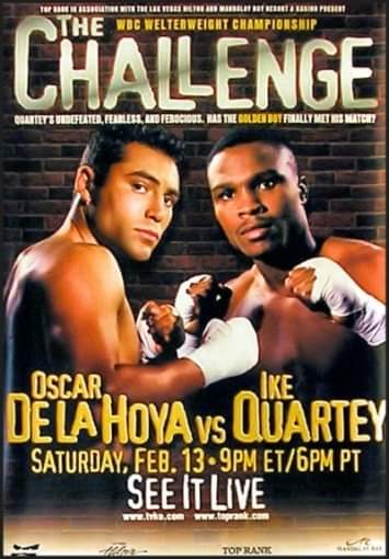 Today In Sports History: Oscar De La Hoya struggles to retain title against Ike Quartey