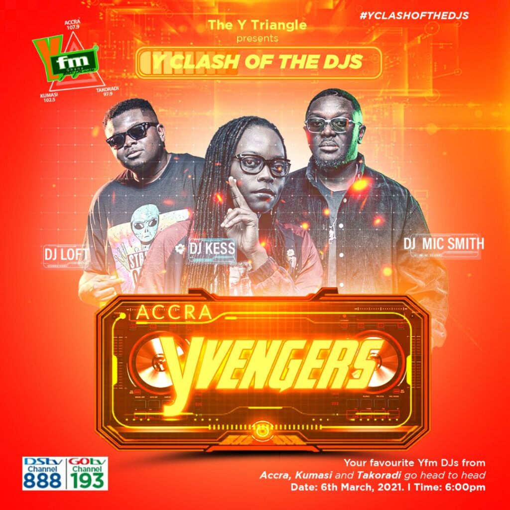 Y Clash of the DJs: YFM Accra’s “YVengers” looking to retain the title