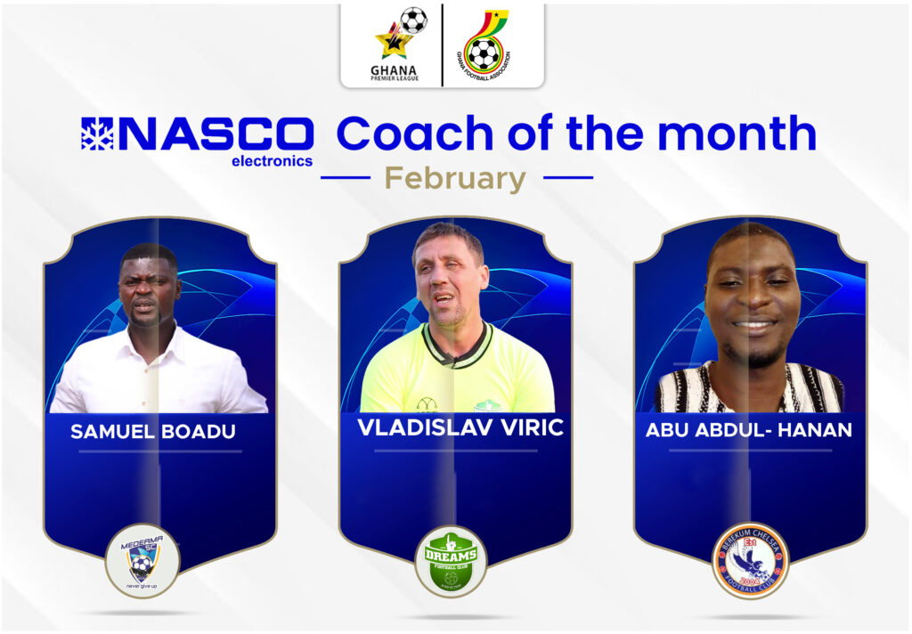 GPLonHappyFM: Nominees for Nasco Coach of the Month for February