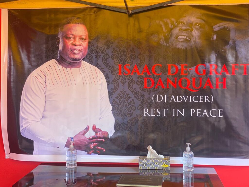 GMA opens book of condolence in honour of the late DJ Advicer