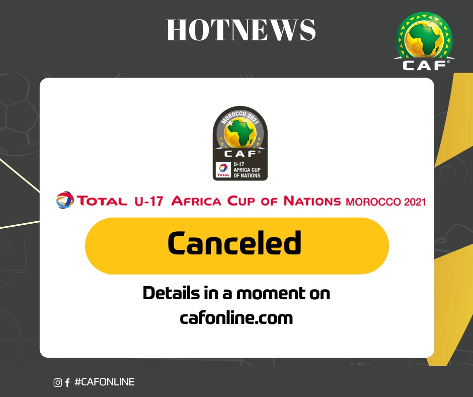 AFCON U-17 cancelled five days before kick-off