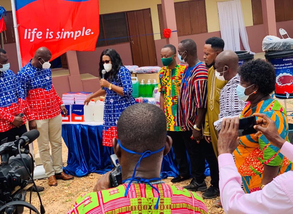 AirtelTigo unveils a six-unit classroom block at Atwima, Mpouna district