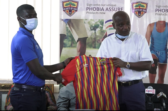 Hearts of Oak unveil new head coach Samuel Boadu