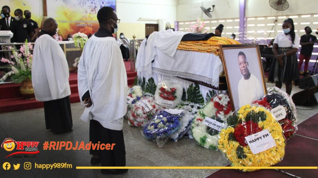 Happy FM’s DJ Advicer laid to rest