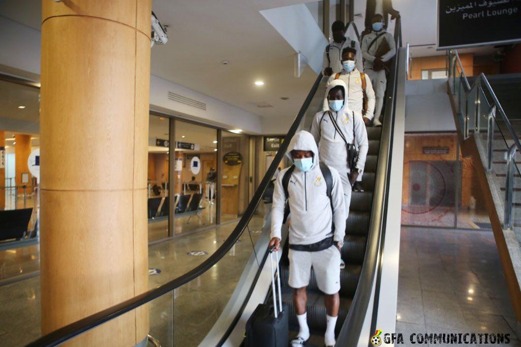 Black Stars arrive in Morocco with 25 players for friendly