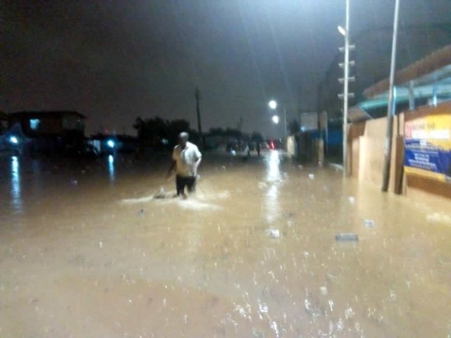 Wednesday evening rains washed away baby