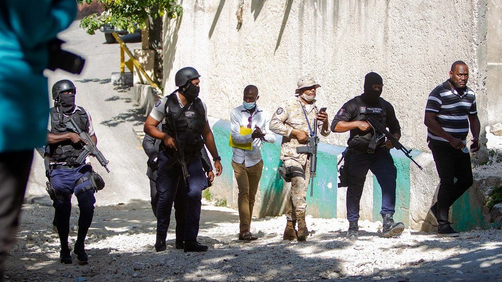 Police kill four suspects in a gun battle after Haiti’s President assassinated