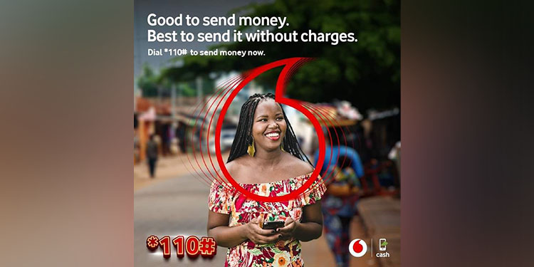 Vodafone cash praised for waiving money transfer charges