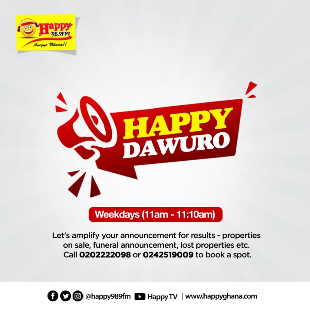 ‘Happy Dawuro’; radio’s newest announcement block