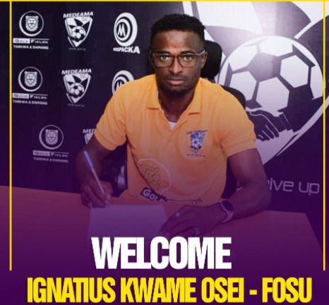 Medeama announces Ignatius Osei-Fosu as new head coach