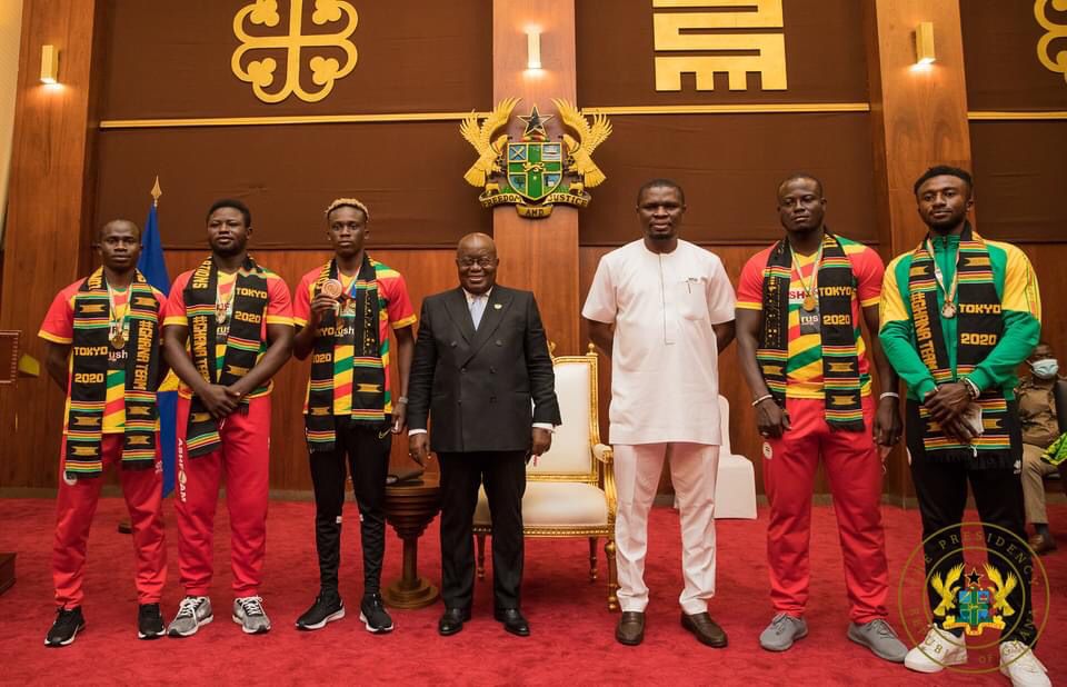 President Akufo-Addo rewards Samuel Takyi with US,000 package