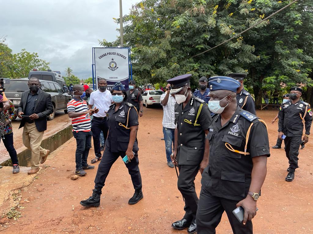 Photos: Police Chief storms Abesim over ritual killings