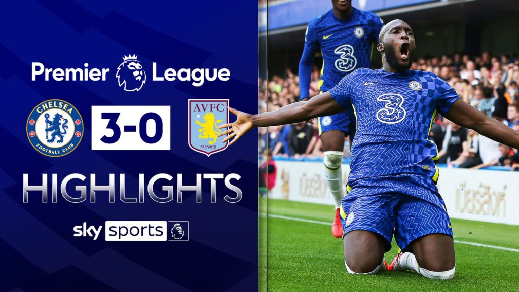 Lukaku scores first Stamford bridge goals as Chelsea beat Villa