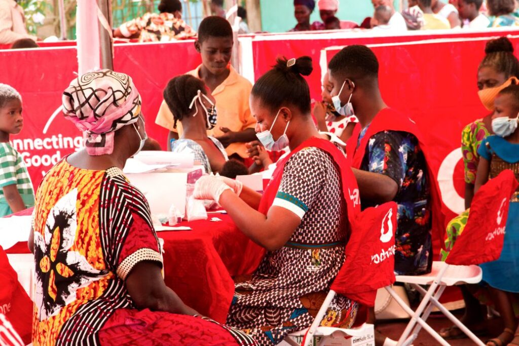 Vodafone HealthFest screens over 300 people in Agona Kwanyako