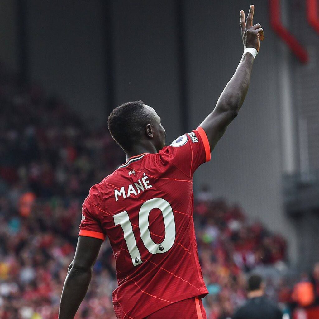 Sadio Mane nets his 100th Premier League goal