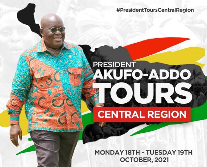 Akufo-Addo storms Central region