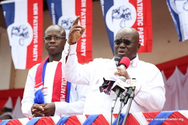 President Akuffo – Addo urges the People of Upper East Region to vote for the NPP come December 7th