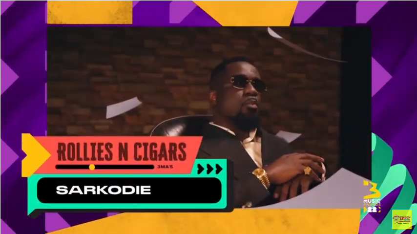 Video: Sarkodie’s Rollies and Cigars wins HD+ video of the year award