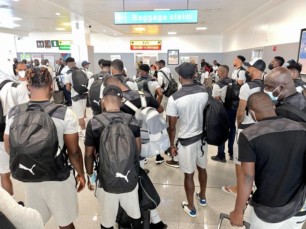 VIDEO: Black Stars arrive in Abuja for Nigeria clash