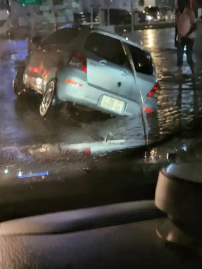 Parts of Accra submerged on Saturday night