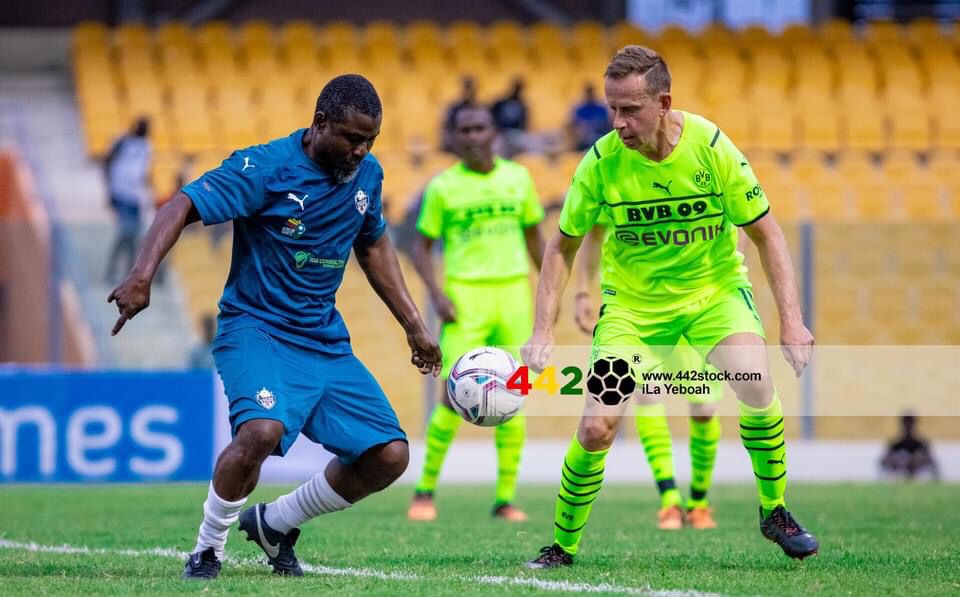 Africa Legends hold Dortmund legends to a 2-2 draw in Accra