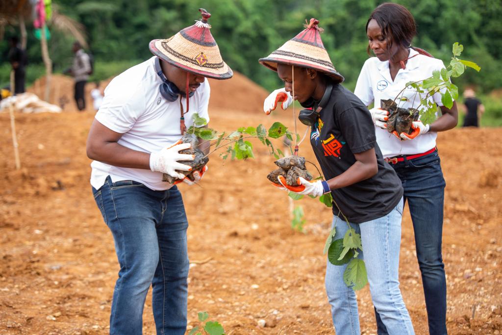 Responsib’all Day: Pernod Ricard Ghana restores degraded mined land, plants 2,400 trees