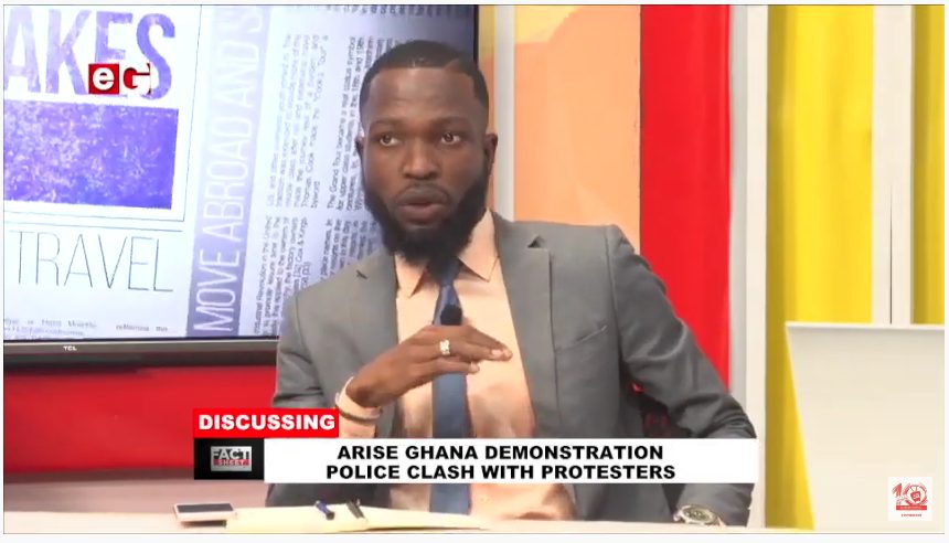 Video: Arise Ghana Demo: Accounts of Day 1 bias against Police – Happy FM’s Nii Ocanta