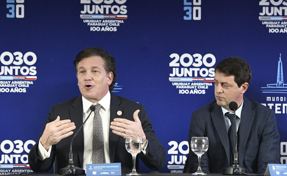 Argentina, Chile, Uruguay and Paraguay launch joint bid to host 2030 FIFA World Cup