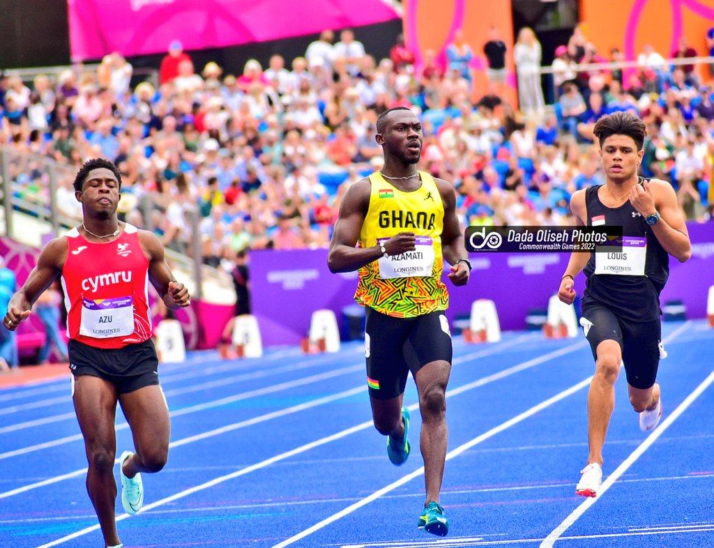 WATCH: Benjamin Azamati wins 100m race to book semifinal spot (Commonwealth Games)