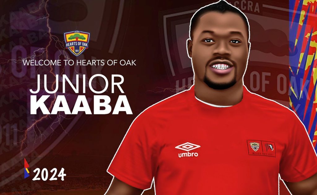 Hearts of Oak sign Cameroonian striker Junior Kaba